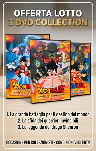 Lotto dvd dragon ball - ball, +